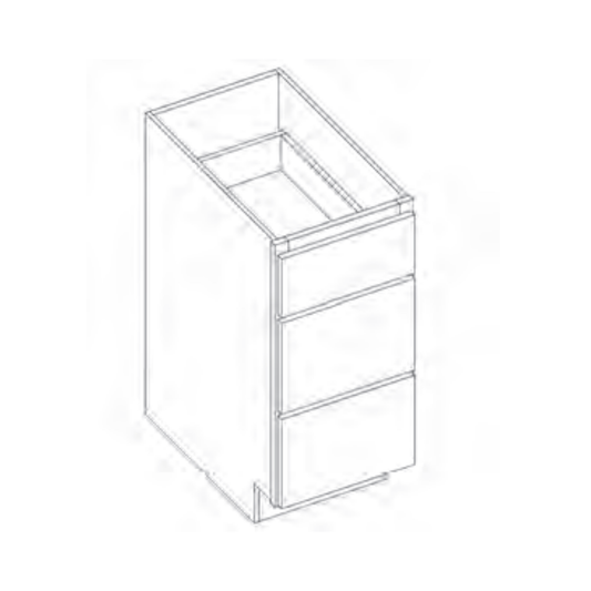 ADA Compatible Drawer/Vanity Base Cabinet - VDB15-RH product image