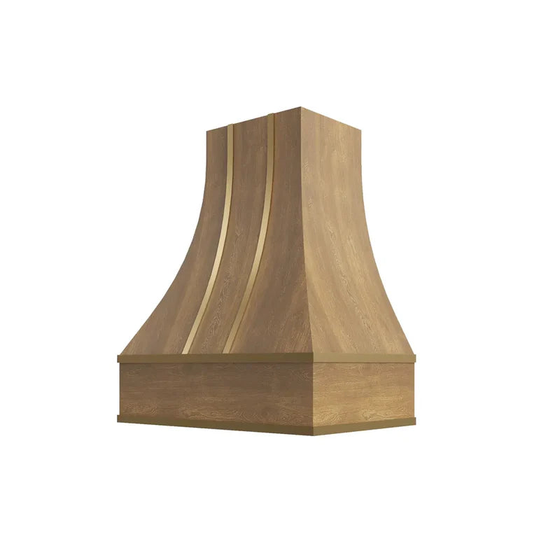 hcbs3036-curved-hood-with-brass-strapping - BF-HCBS3036