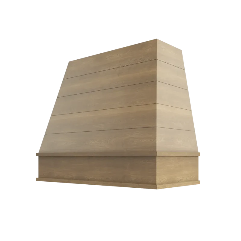 htsbt3030-tapered-hood-with-shiplap-block-trim - BF-HTSBT3030