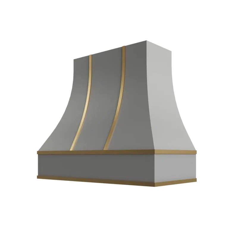 hcbs3630-curved-hood-with-brass-strapping - BG-HCBS3630