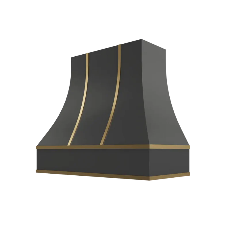 hcbs3630-curved-hood-with-brass-strapping - BL-HCBS3630