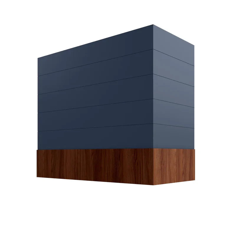 hbswb4248-box-hood-with-shiplap-walnut-band - BM-HBSWB4248