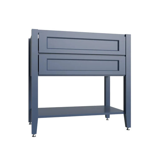 Open Shelf Vanity Sink Base - VSBOS36 - BM-VSBOS36