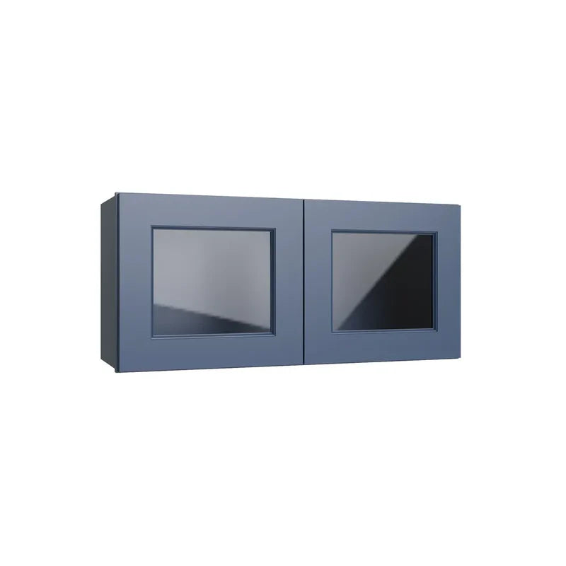 ws3015-2-double-door-wall-cabinet-with-glass - BM-WS3015-2