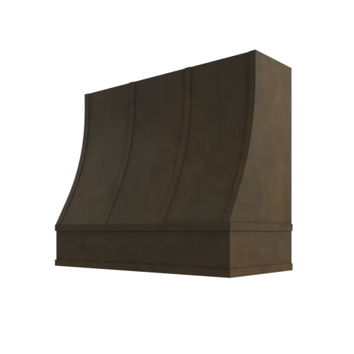 Sloped Hood with Strapping Flat Trim - HSSFT3630 - BS-HSSFT3630