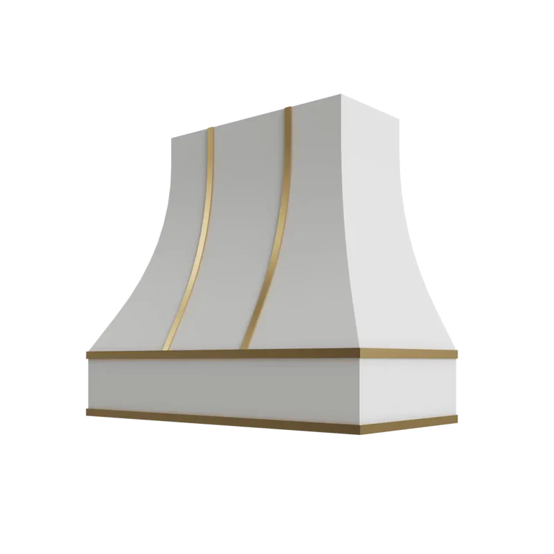hcbs3630-curved-hood-with-brass-strapping - BW-HCBS3630