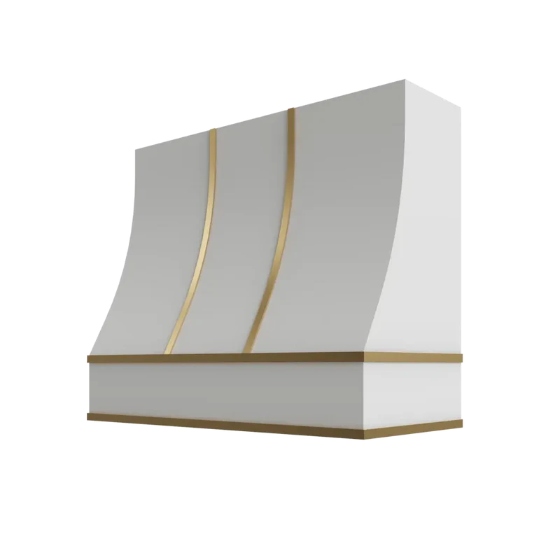 hsbs3630-sloped-hood-with-brass-strapping - BW-HSBS3630
