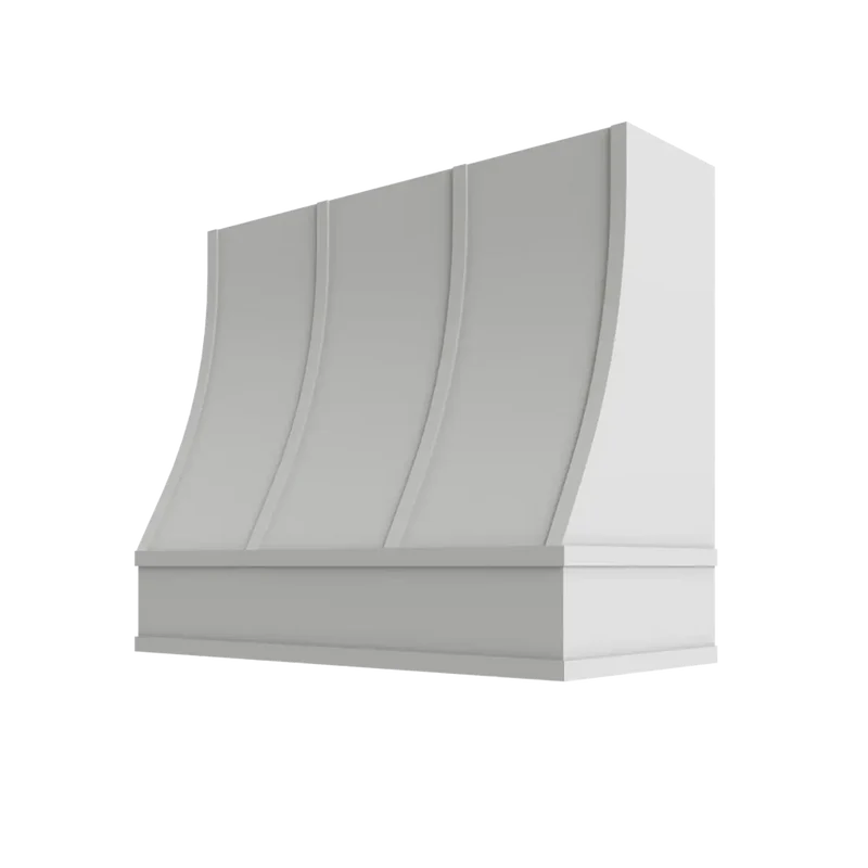 hssft3630-sloped-hood-strapping-flat-trim - BW-HSSFT3630