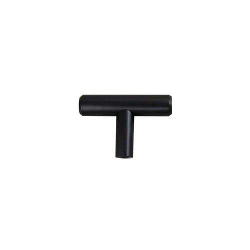 Bar Pull Knob 2" OL x 12mm Dia - DH-K102 - DH-K102BK