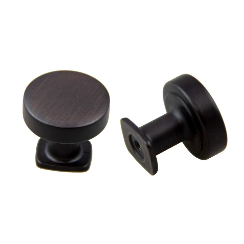 32mm Round Flat Top Knob H=30mm - DH-K1218 - DH-K121810B