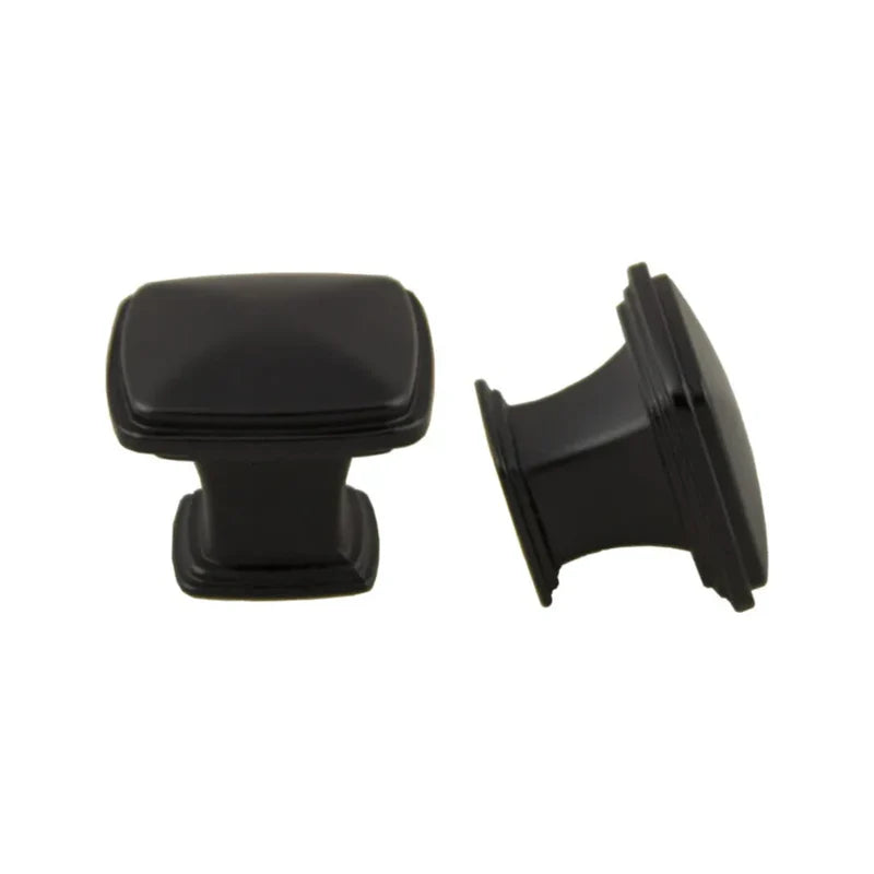 Charlotte 32mm Square Knob - DH-K81091 - DH-K81091BK