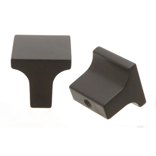 1" Square Knob - DH-K83125 - DH-K83125BK