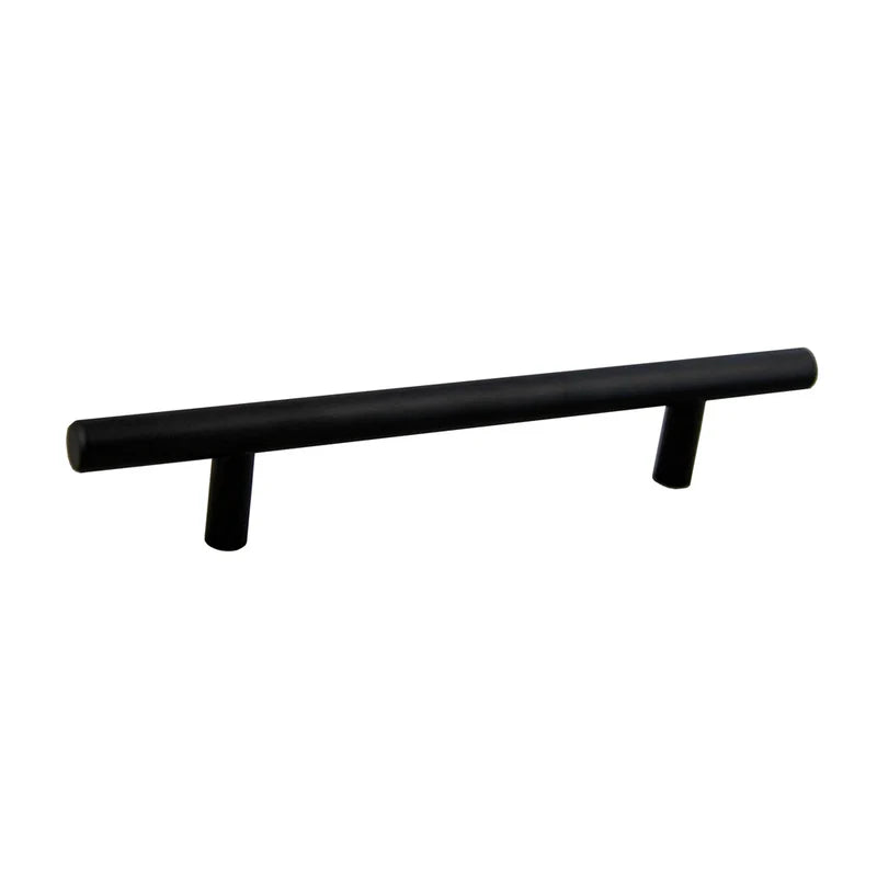 Bar Pull 8" OL x 5" CC x 12mm Dia - DH-P108 - DH-P108BK