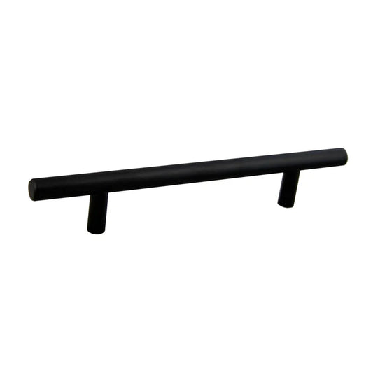 Bar Pull 8" OL x 5" CC x 12mm Dia - DH-P108 - DH-P108BK