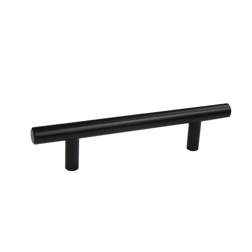 Bar Pull 6" OL x 96mm CC x 12mm Dia - DH-P1096 - DH-P1096BK