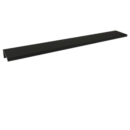 Decorative Hardware Perfect Edge Pull 132mm*2 C/C 12" OL - DH-P1812 - DH-P1812BK