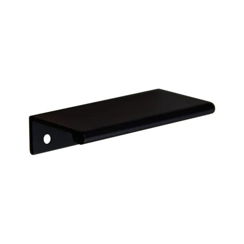 Decorative Hardware Aluminum Tab Pull 64mm C/C 76mm OL - DH-P1876 - DH-P1876BK