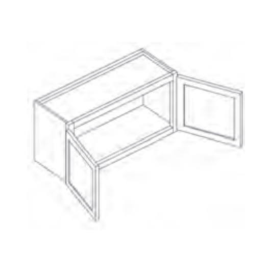 Double Door Wall Cabinet - Short Height - W3918 product image