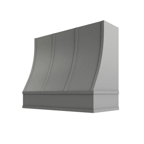 Sloped Hood with Strapping Flat Trim - HSSFT3630 - EG-HSSFT3630