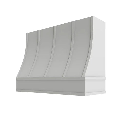 Sloped Hood with Strapping Flat Trim - HSSFT4830 - EW-HSSFT4830