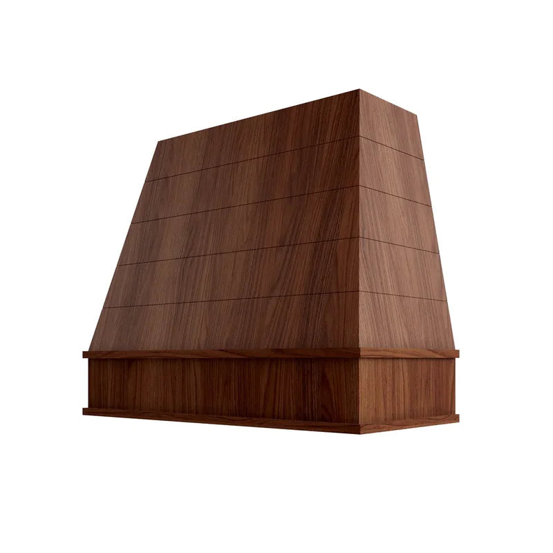Tapered Hood with Shiplap Block Trim - HTSBT3648 - OC-HTSBT3648