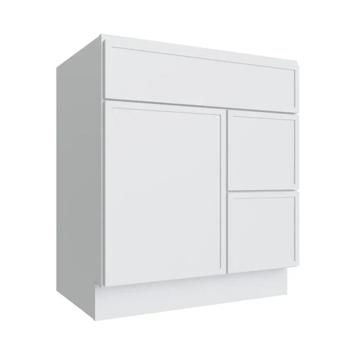 Vanity Sink Base with Drawer Stack - 30 in - VSBDR30 - OW-VSBDR30