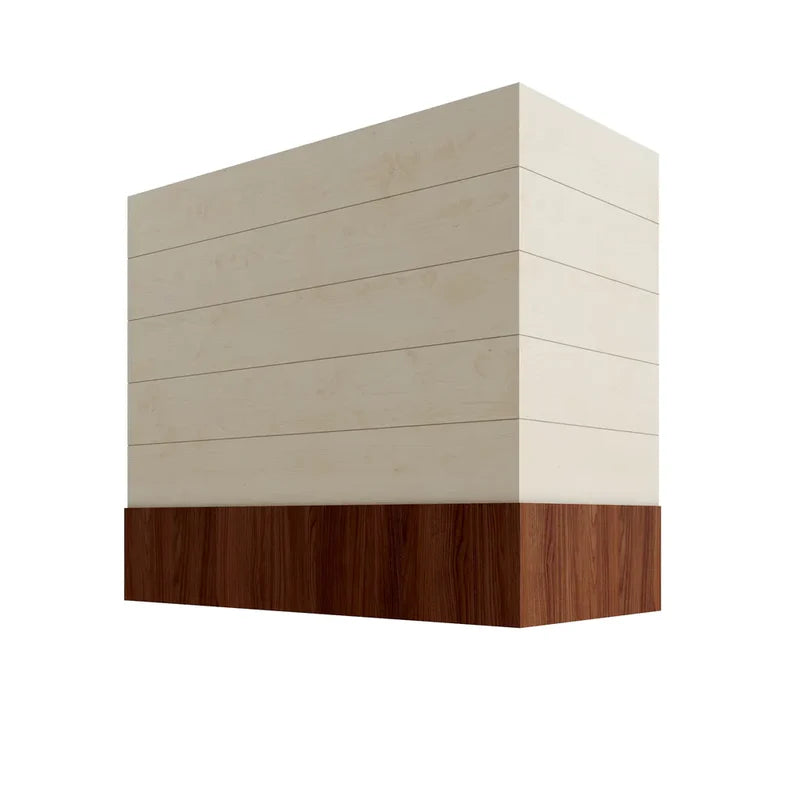 hbswb4230-box-hood-with-shiplap-walnut-band - RW-HBSWB4230