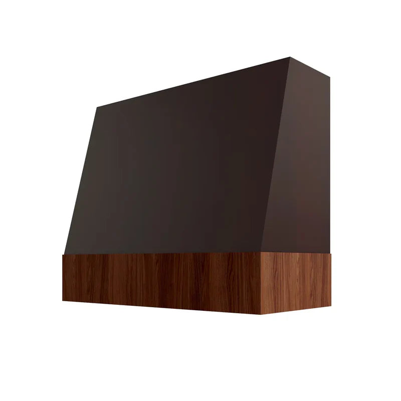 hawb3636-angled-hood-with-walnut-band - SE-HAWB3636