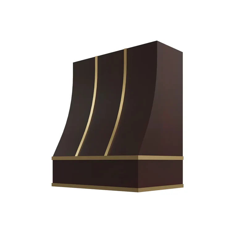 hsbs4848-sloped-hood-with-brass-strapping - SE-HSBS4848