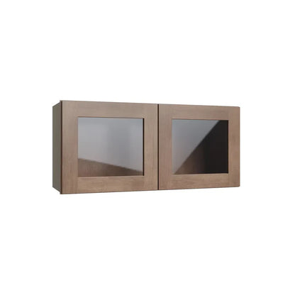 ws2415-2-double-door-wall-cabinet-with-glass - SK-WS2415-2