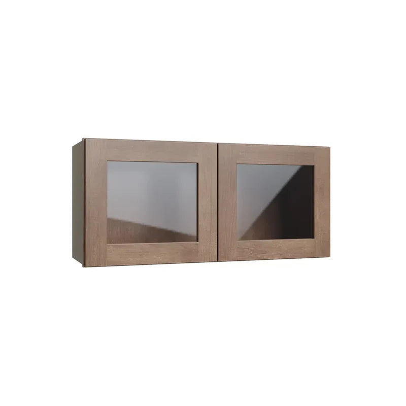 ws3315-2-double-door-wall-cabinet-with-glass - SK-WS3315-2