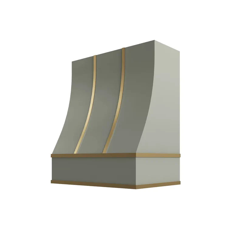 hsbs3636-sloped-hood-with-brass-strapping - SM-HSBS3636