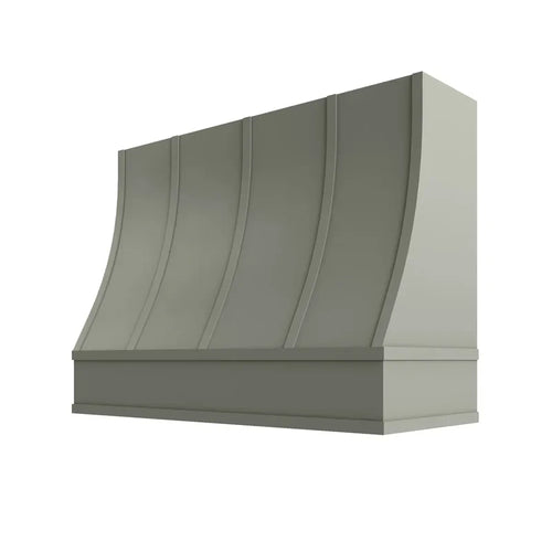 Sloped Hood with Strapping Flat Trim - HSSFT4830 - SM-HSSFT4830
