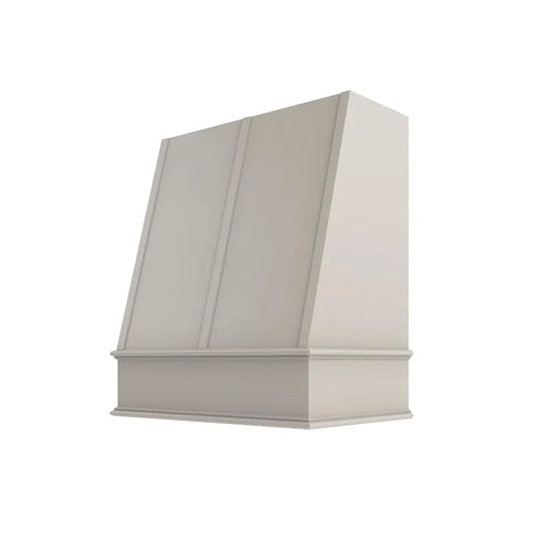 Angled Hood with Strapping Flat Trim - HASFT3636 - SS-HASFT3636