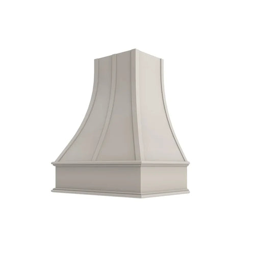 Curved Hood with Strapping Flat Trim - HCSFT3030 - SS-HCSFT3030