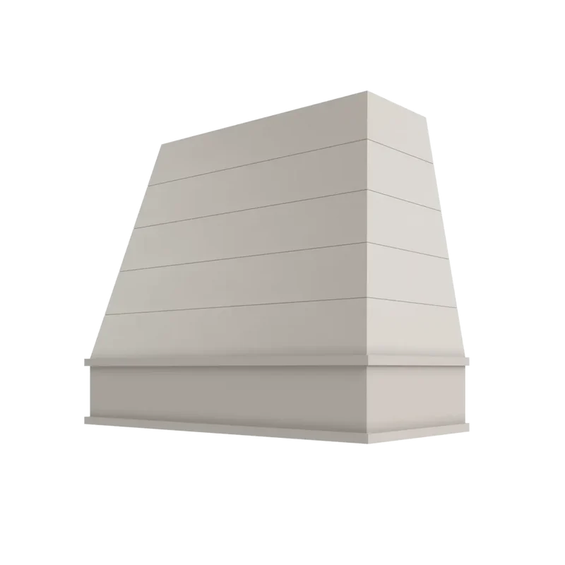 htsbt3648-tapered-hood-with-shiplap-block-trim - SS-HTSBT3648