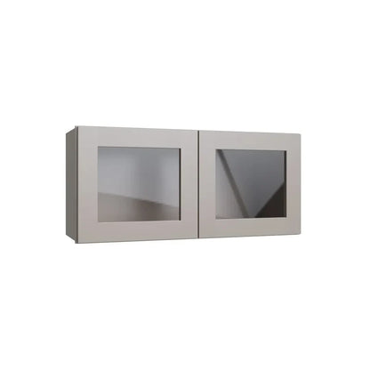 ws2415-2-double-door-wall-cabinet-with-glass - SS-WS2415-2