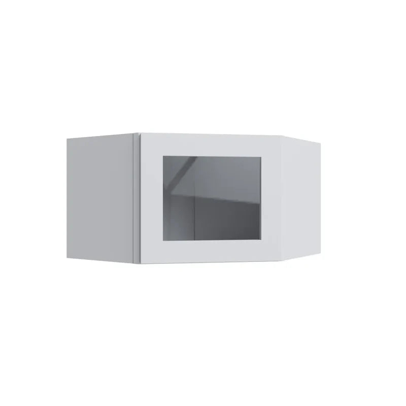Corner Wall Cabinet with Glass - CWS2415 - SW-CWS2415