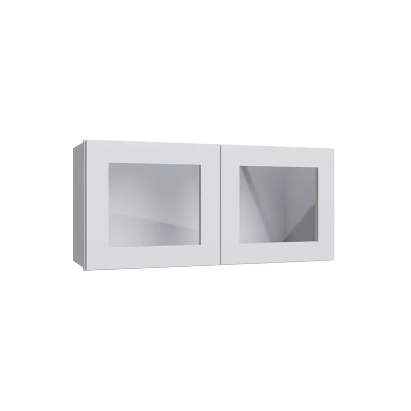 Double Door Wall Cabinet with Glass - WS2415-2 - SW-WS2415-2