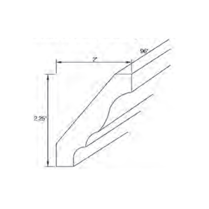 Traditional Crown Molding - CM8 product image