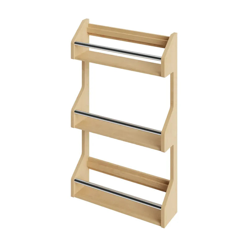 Natural Spice Rack Door Mount - YN-SRD12 - YN-SRD12